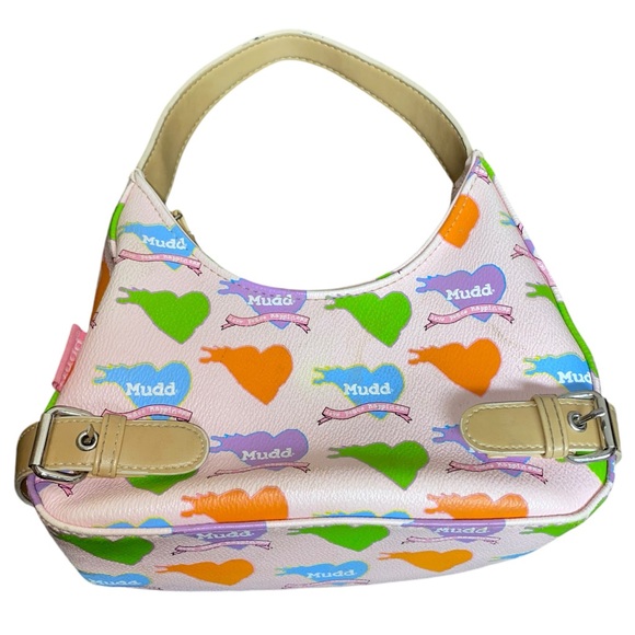 Vintage Y2K Mudd Mini HandBag Small Hearts - Picture 6 of 6